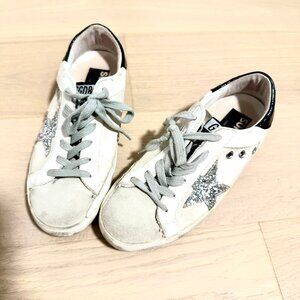 Golden Goose Super-Star sneakers with silver star size 36